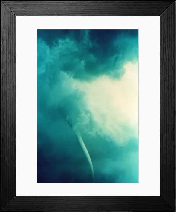 Framed Print : Tornado. A tornado is a violent, dangerous, rotating column of air that