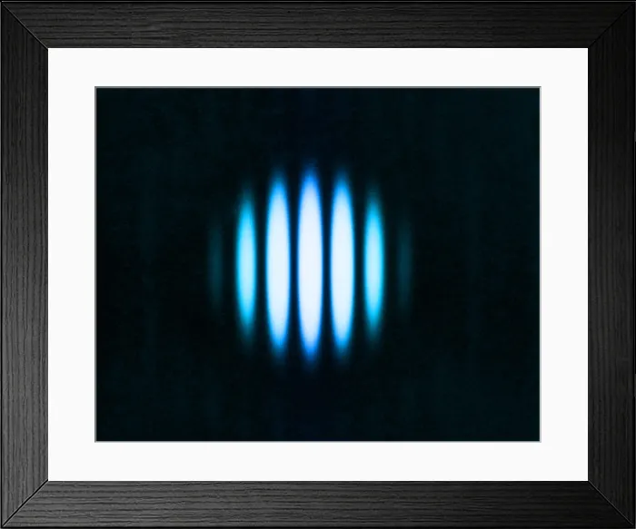 Framed Print : Double Slit Diffraction Pattern Framed Print : Double Slit Diffraction Pattern