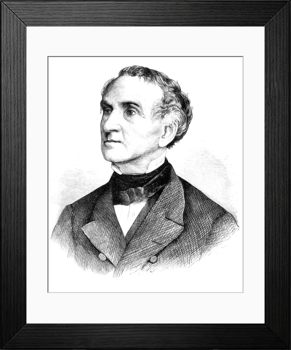Framed Print : Justus von Liebig, German Chemist Framed Print : Justus von Liebig, German Chemist