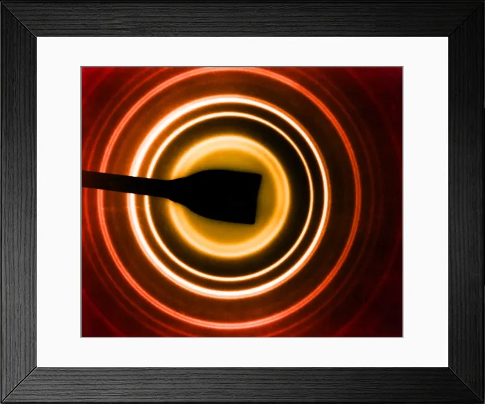 Framed Print : X-Ray Diffraction Polycrystalline Framed Print : X-Ray Diffraction Polycrystalline