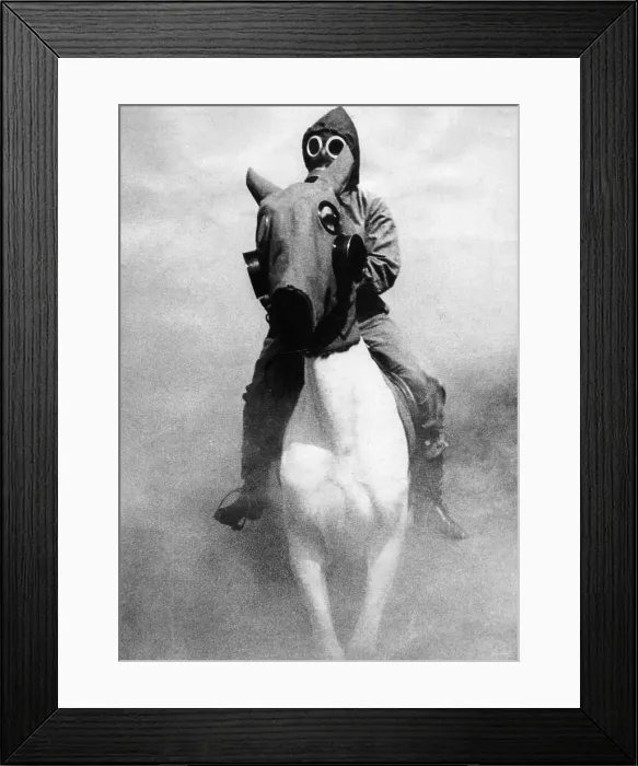 Framed Print : Gas Masks, 1932