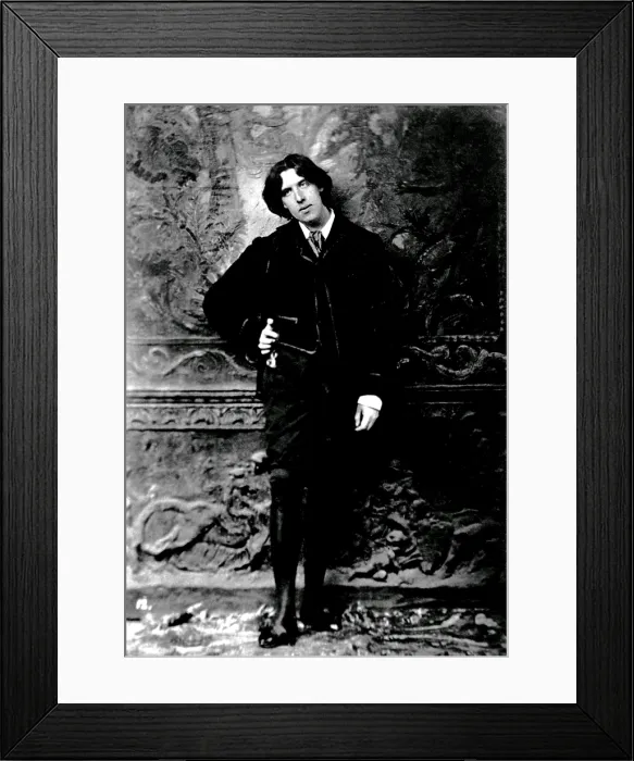 Framed Print : Oscar Wilde, Irish Author