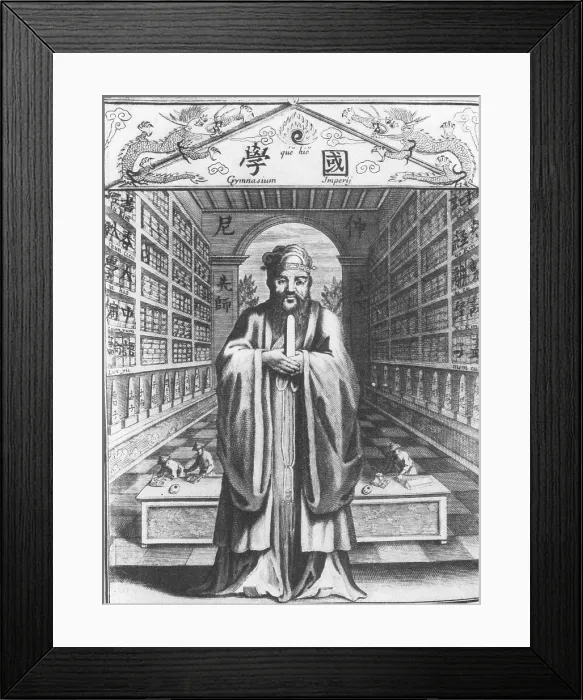 Framed Print : Confucius, Ancient Chinese Philosopher