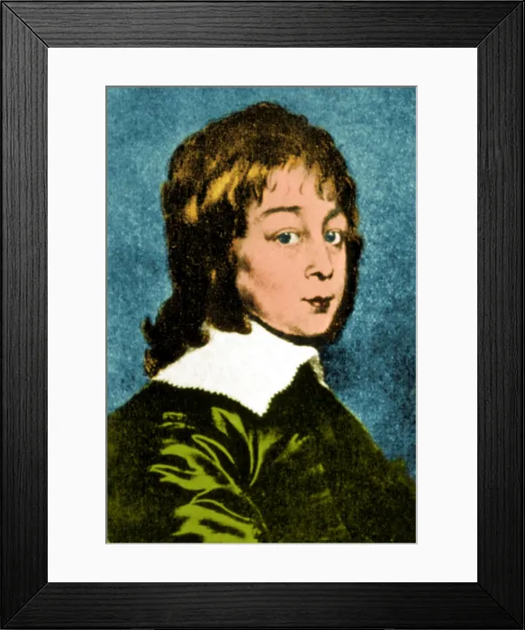 Framed Print : Young Christiaan Huygens, 1640 Framed Print : Young Christiaan Huygens, 1640
