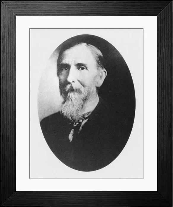 Framed Print : Milton Bradley, American Inventor Framed Print : Milton Bradley, American Inventor