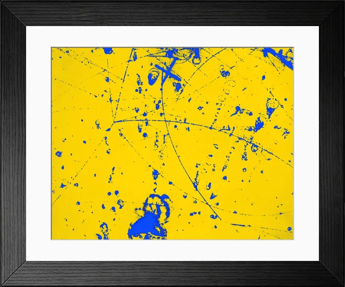 Framed Print : Particle Tracks Framed Print : Particle Tracks
