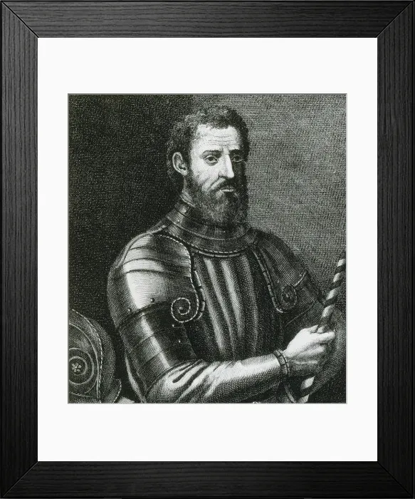 Framed Print : Giovanni da Verrazano, Italian Explorer