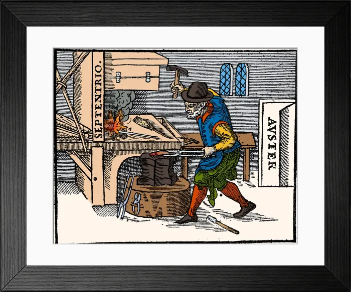 Framed Print : Blacksmith, De Magnete, 1600 Framed Print : Blacksmith, De Magnete, 1600