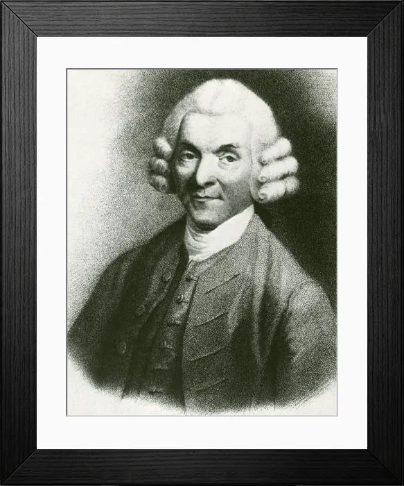 Framed Print : William Hunter, Scottish Anatomist