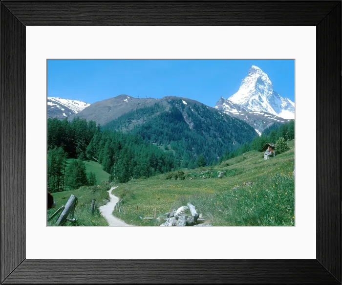 Framed Print : The Alps and the Matterhorn Framed Print : The Alps and the Matterhorn