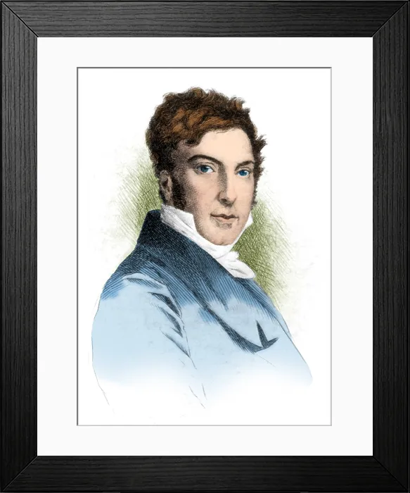Framed Print : Jean-Francois Champollion, French Egyptologist Framed Print : Jean-Francois Champollion, French Egyptologist