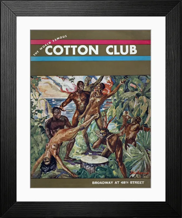 Framed Print : Cotton Club Menu, 1938 Framed Print : Cotton Club Menu, 1938