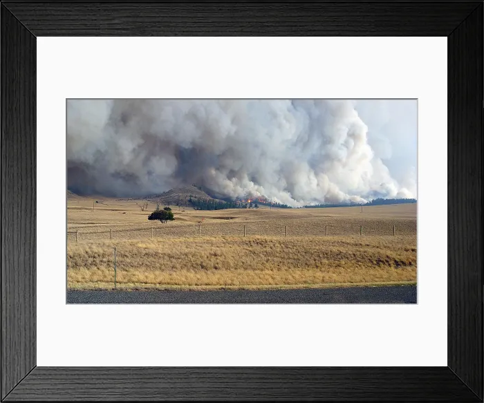 Framed Print : Derby Fire, 2006 Framed Print : Derby Fire, 2006