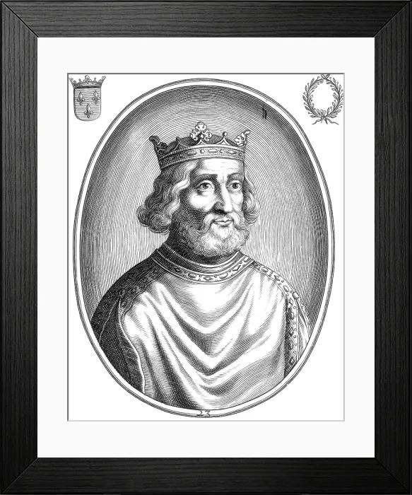 Framed Print : Pepin the Younger, King of the Franks Framed Print : Pepin the Younger, King of the Franks