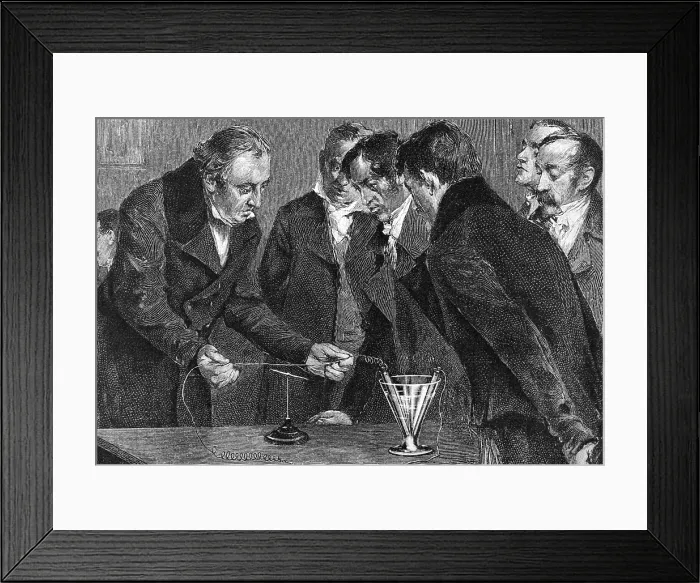 Framed Print : Hans Christian Orsted, Danish Physicist Framed Print : Hans Christian Orsted, Danish Physicist
