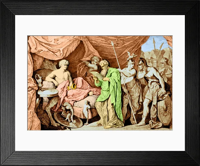 Framed Print : Alexander the Great and Philippos, 356-323 BC Framed Print : Alexander the Great and Philippos, 356-323 BC