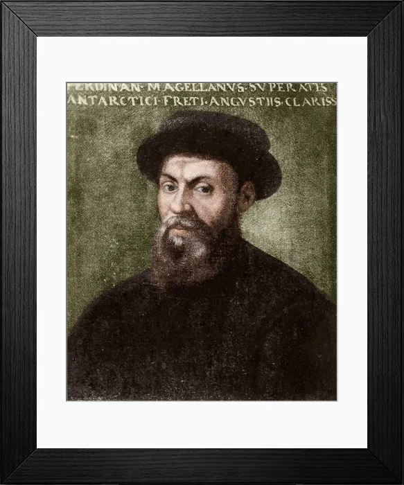 Framed Print : Ferdinand Magellan, Portuguese Explorer Framed Print : Ferdinand Magellan, Portuguese Explorer