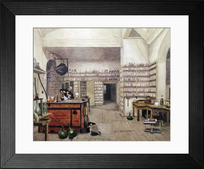 Framed Print : Michael Faraday, English Physicist Framed Print : Michael Faraday, English Physicist