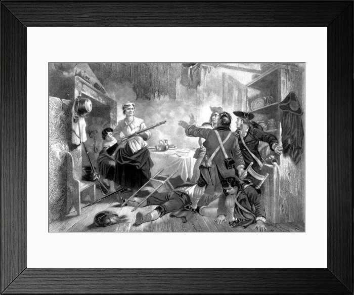Framed Print : Nancy Hart, American Patriot Framed Print : Nancy Hart, American Patriot