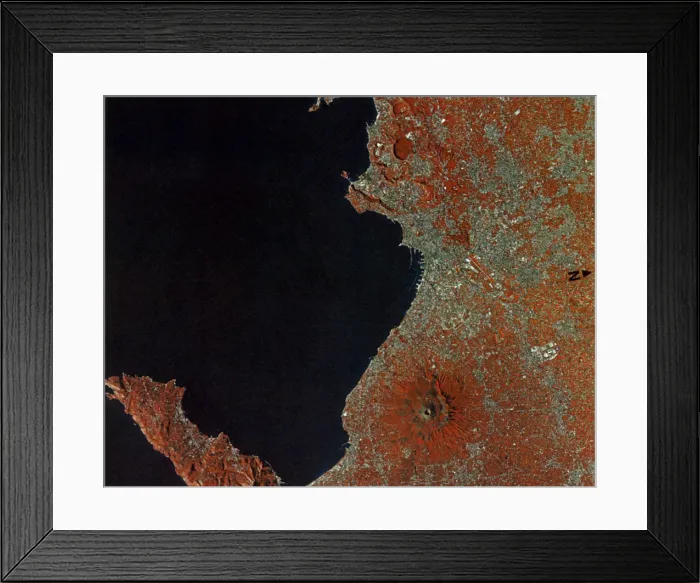 Framed Print : Boot of Italy, Satellite Image Framed Print : Boot of Italy, Satellite Image