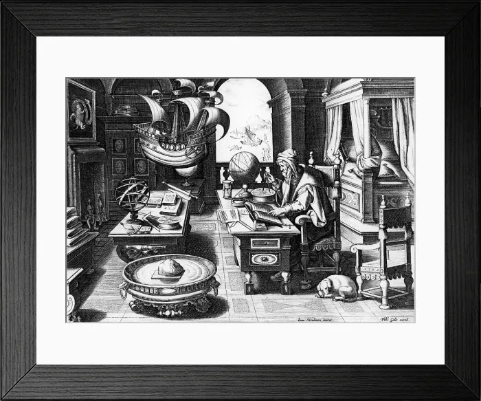 Framed Print : 'Nova Reperta', Loadstone, 16th Century Framed Print : 'Nova Reperta', Loadstone, 16th Century