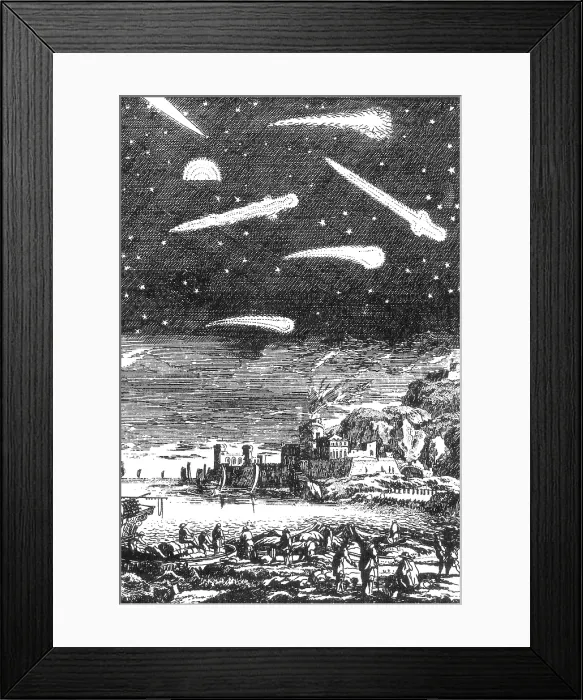 Framed Print : Calamities Associated with Comets Framed Print : Calamities Associated with Comets