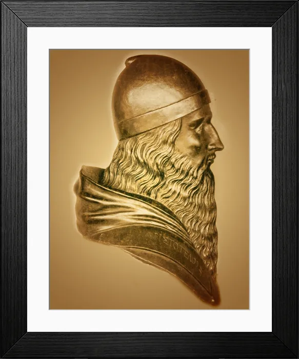 Framed Print : Aristotle, Ancient Greek Philosopher and Polymath Framed Print : Aristotle, Ancient Greek Philosopher and Polymath