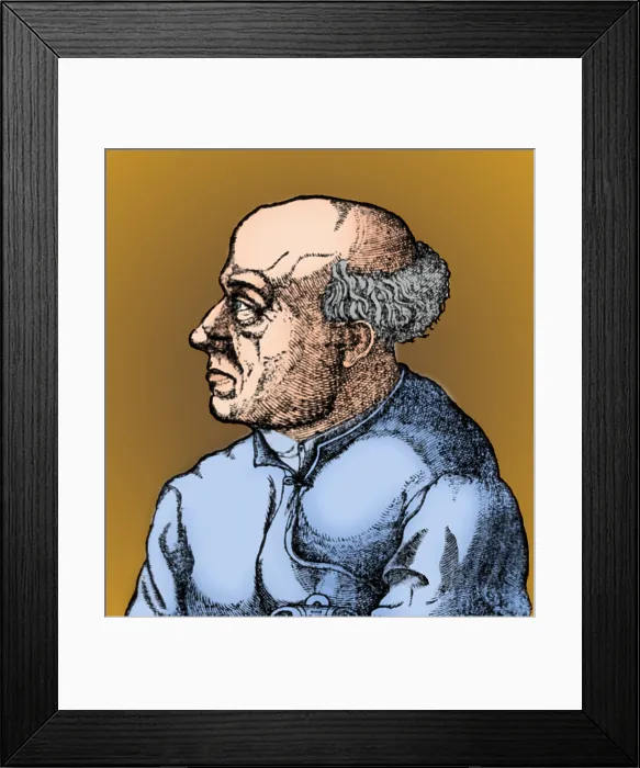Framed Print : Paracelsus, Swiss Polymath