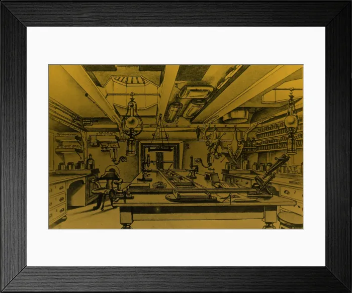Framed Print : HMS Challenger Science Lab Framed Print : HMS Challenger Science Lab