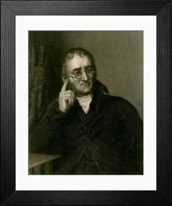 Framed Print : John Dalton, English Chemist