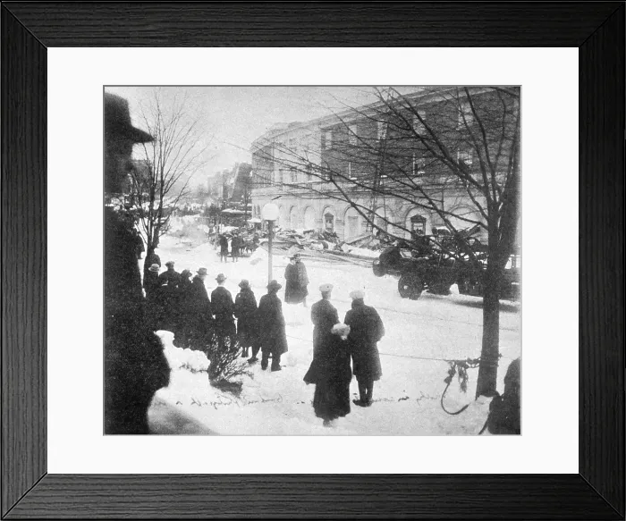 Framed Print : Knickerbocker Storm Damage, 1922 Framed Print : Knickerbocker Storm Damage, 1922