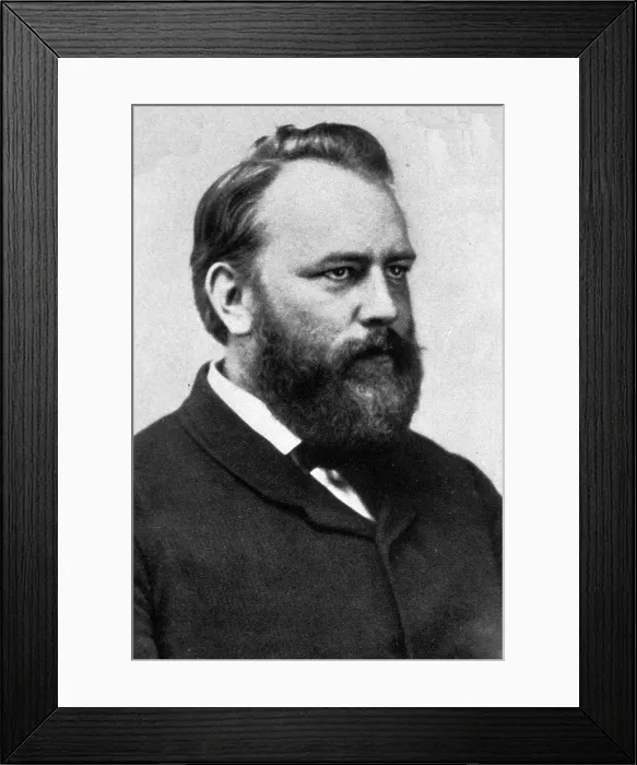 Framed Print : Theodor Billroth, German-Austrian Surgeon Framed Print : Theodor Billroth, German-Austrian Surgeon