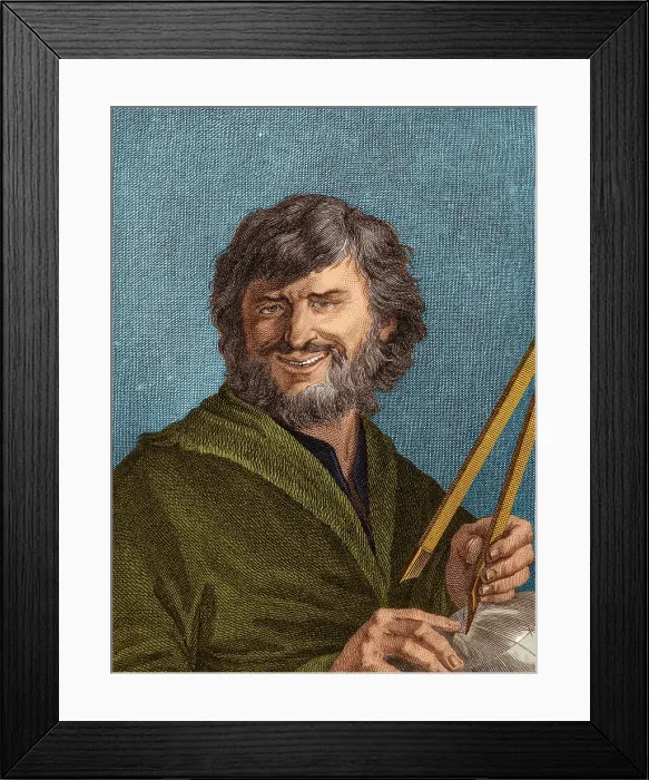 Framed Print : Democritus, Ancient Greek Polymath Framed Print : Democritus, Ancient Greek Polymath