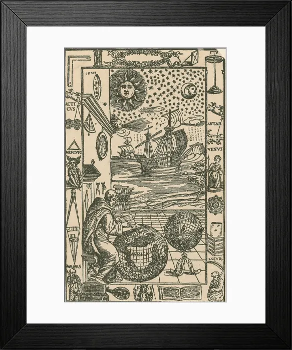 Framed Print : Illustration of sky design Framed Print : Illustration of sky design