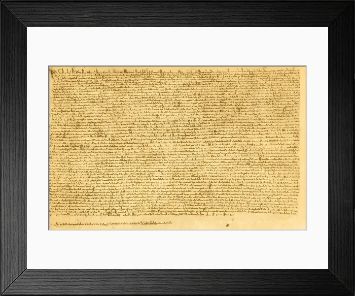 Framed Print : Magna Carta, 1215