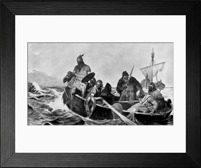 Framed Print : Leif Erikson, Norse Explorer
