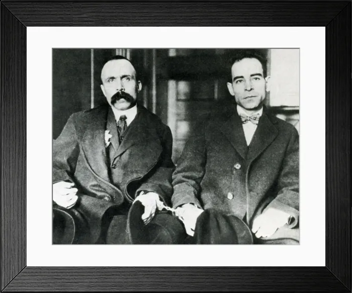 Framed Print : Sacco and Vanzetti, American Anarchists Framed Print : Sacco and Vanzetti, American Anarchists