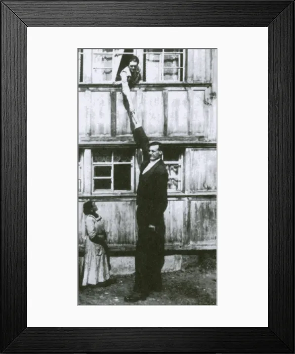 Framed Print : Albert Johan Kramer, The Dutch Giant