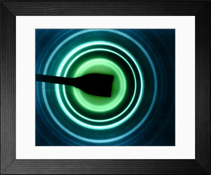 Framed Print : X-Ray Diffraction Polycrystalline Framed Print : X-Ray Diffraction Polycrystalline