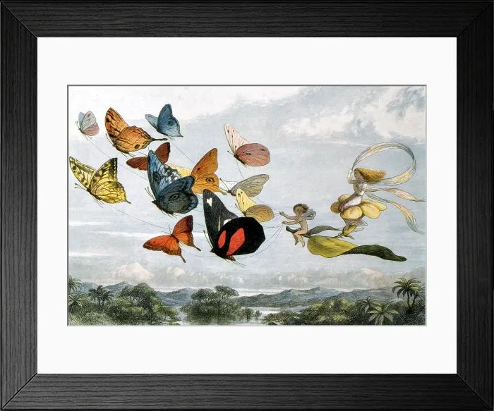 Framed Print : Fairy Queen Takes a Drive