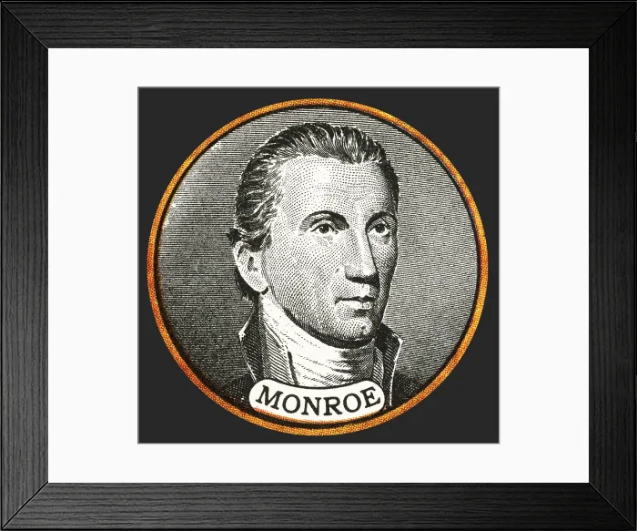 Framed Print : James Monroe, 5th U.S. President Framed Print : James Monroe, 5th U.S. President