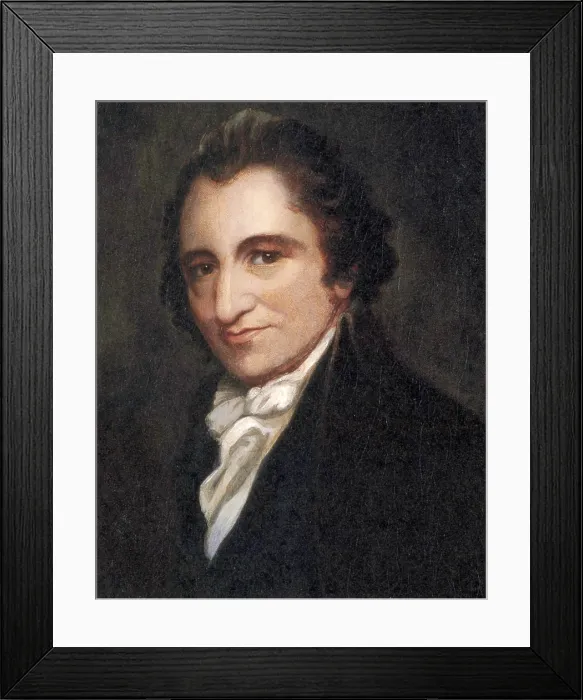 Framed Print : Thomas Paine, American Patriot Framed Print : Thomas Paine, American Patriot