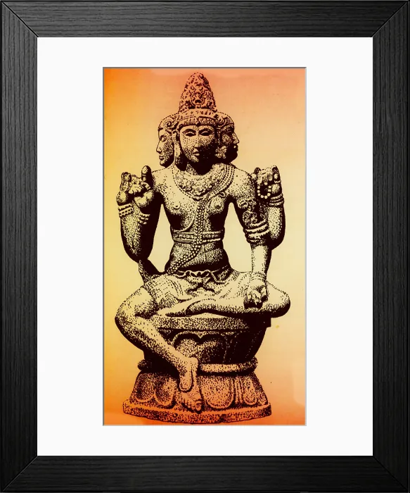 Framed Print : Brahma, Hindu God Framed Print : Brahma, Hindu God