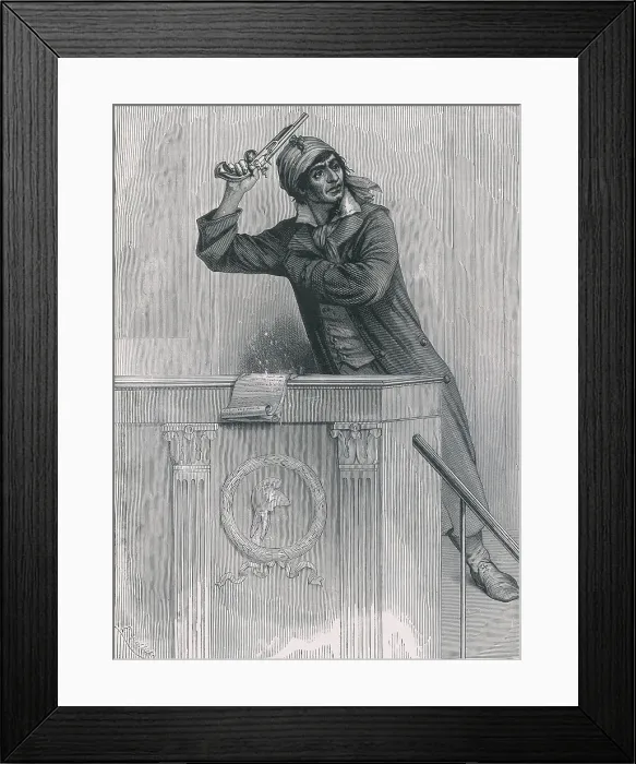 Framed Print : Jean-Paul Marat, French Revolutionist