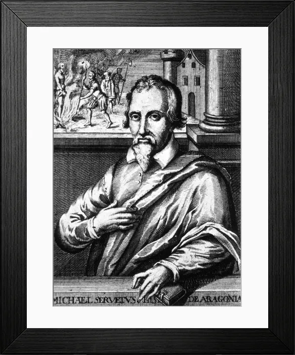 Framed Print : Michael Servetus, Spanish Polymath Framed Print : Michael Servetus, Spanish Polymath