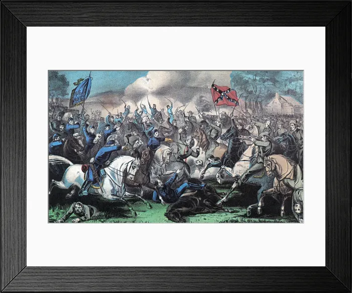 Framed Print : American Civil War, Battle of Opequon Creek, 1864 Framed Print : American Civil War, Battle of Opequon Creek, 1864