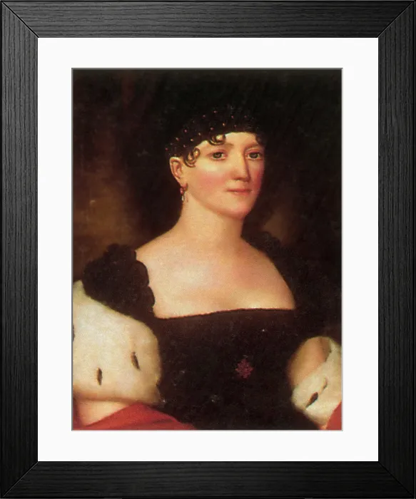 Framed Print : Elizabeth Monroe, First Lady, Wife of President James Monroe