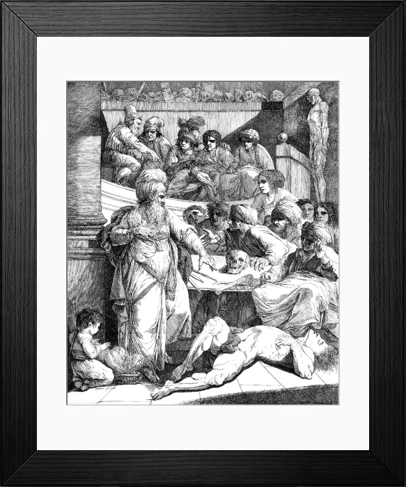 Framed Print : Jacques Gamelin, Nouveau d'osteologie, 1779 Framed Print : Jacques Gamelin, Nouveau d'osteologie, 1779