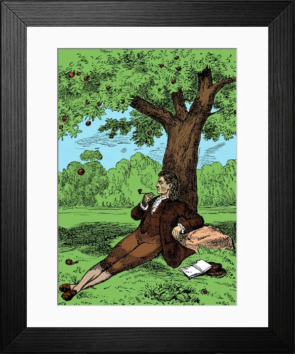 Framed Print : Isaac Newton, English Polymath