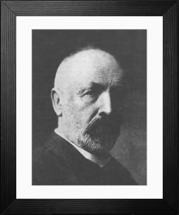 Framed Print : Georg Cantor, German Mathematician Framed Print : Georg Cantor, German Mathematician